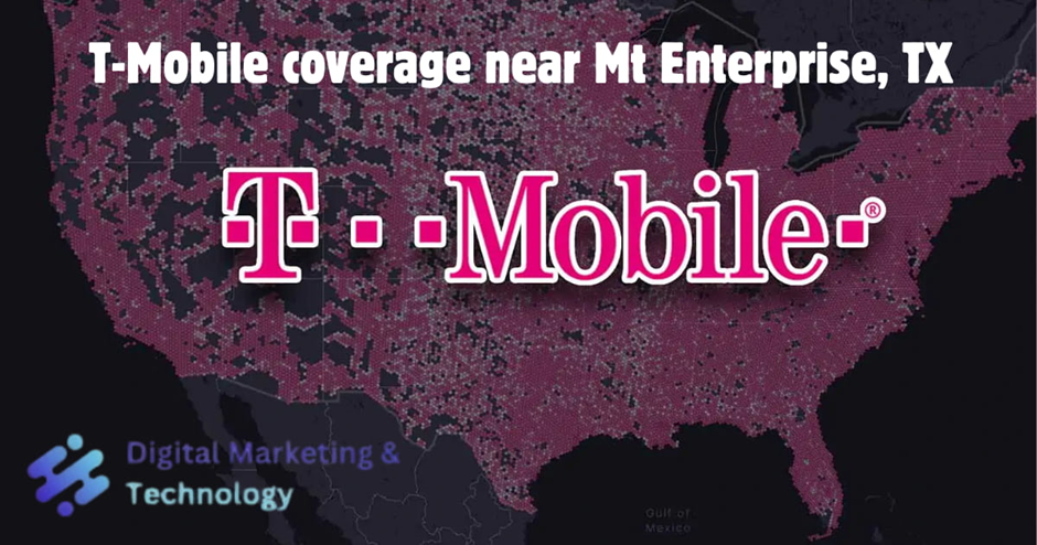 T-Mobile coverage near Mt Enterprise, TX