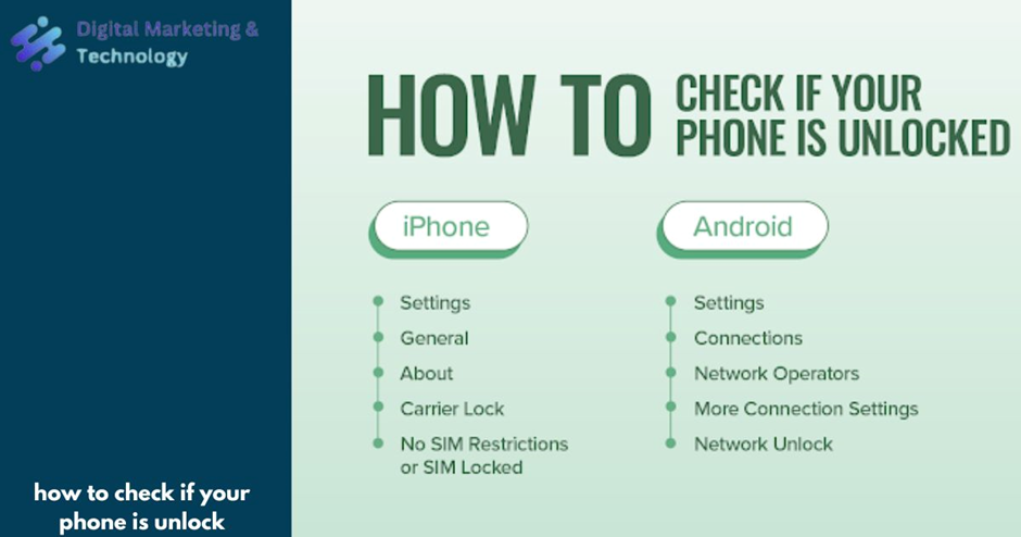 How to check if the phone is unlocked